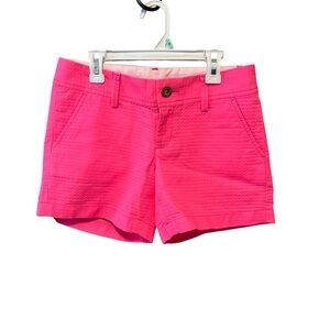 NWT Lilly Pulitzer Size 0 Shorts Callahan Short Kit Royal Pink Women’s